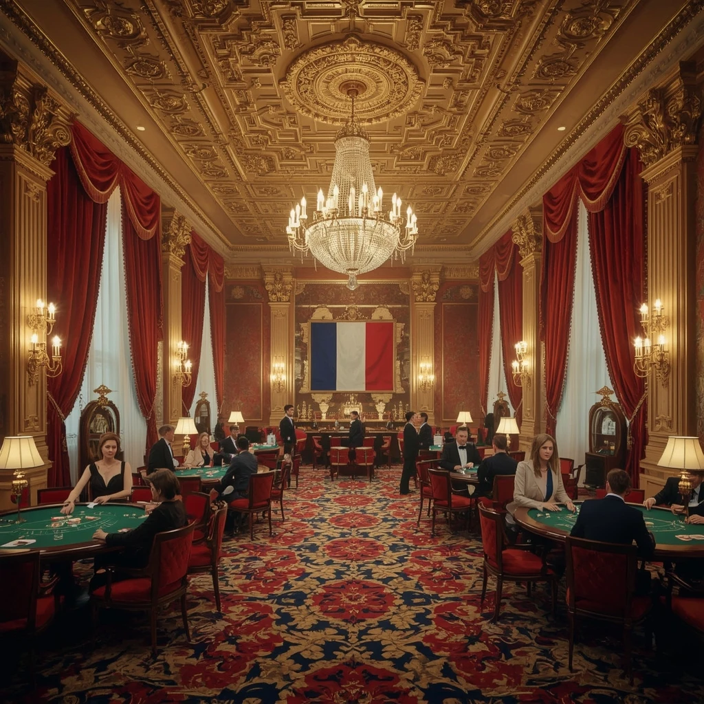 Le casino et le drapeau français MOND CASINO